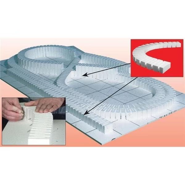 Woodland Scenics WOO1406 2 ft. x 0.5 in. Riser - Pack of 4, Woodland Scenics, Mfr#: WOO1406